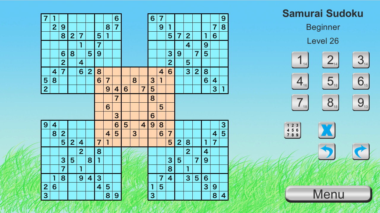 Ultimate Sudoku Collection - Samurai Beginner Pack Featured Screenshot #1