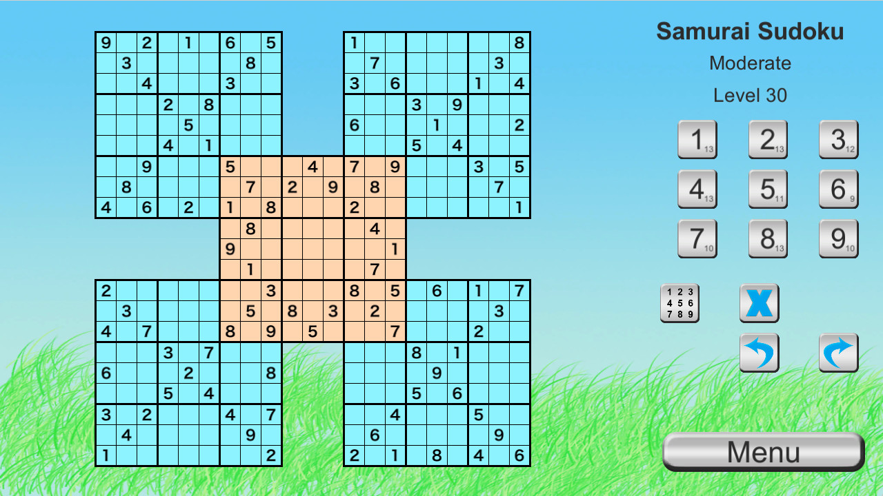 Ultimate Sudoku Collection - Samurai Median Pack Featured Screenshot #1