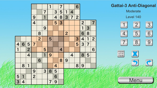 Ultimate Sudoku Collection - Gattai-3 Anti Diagonal Pack