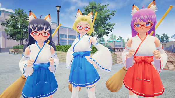 Screenshot z Gal*Gun 2 - Sexy Shrine Maiden