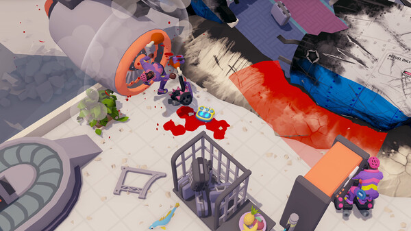 Screenshot 2 of JUSTICE SUCKS: Tactical Vacuum Action - additional gameplay view