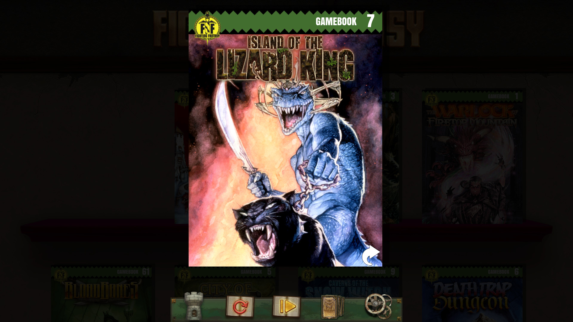 Island of the Lizard King (Fighting Fantasy Classics) Featured Screenshot #1