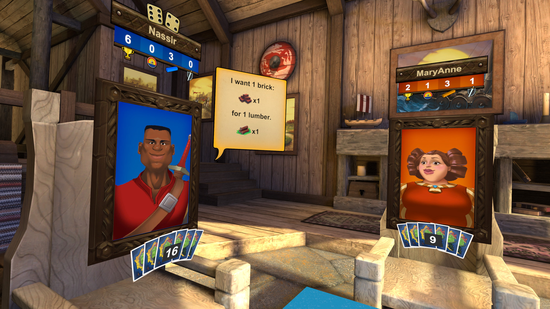 #3. Catan VR (Steam) 由: Experiment 7