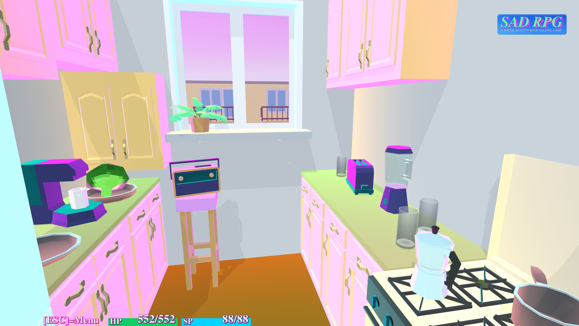 #4. SAD RPG: A Social Anxiety Role Playing Game (Steam) 由: Evil Indie Games