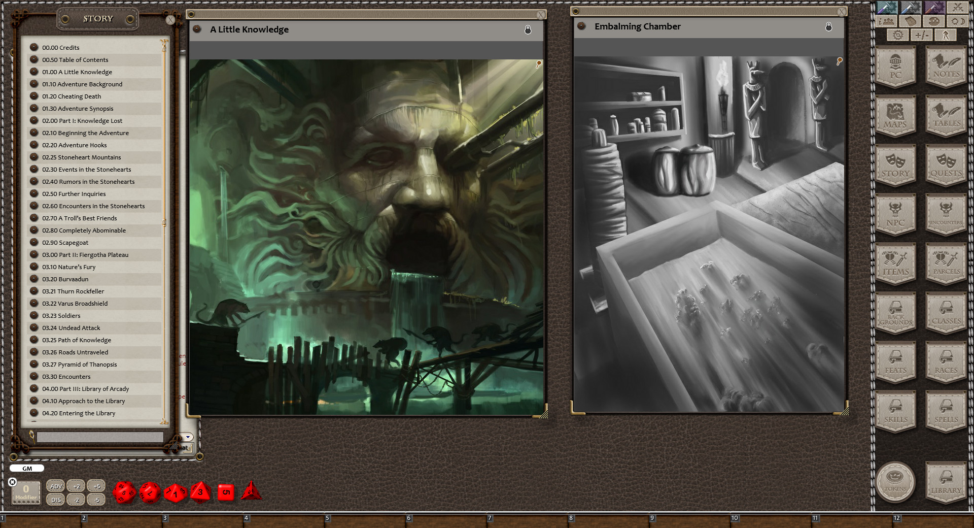 Fantasy Grounds - Quests of Doom 4: A little knowledge (5E) screenshot 1
