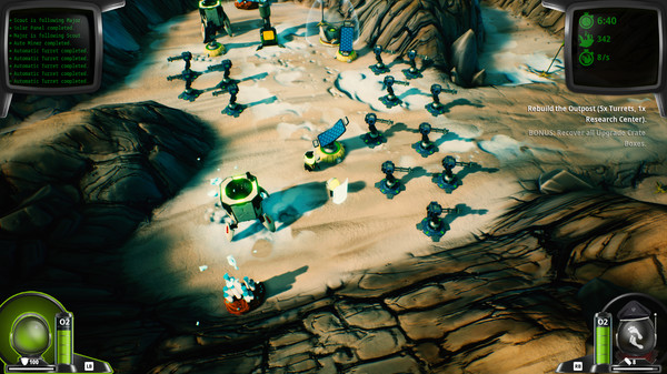 Screenshot z Mars or Die!