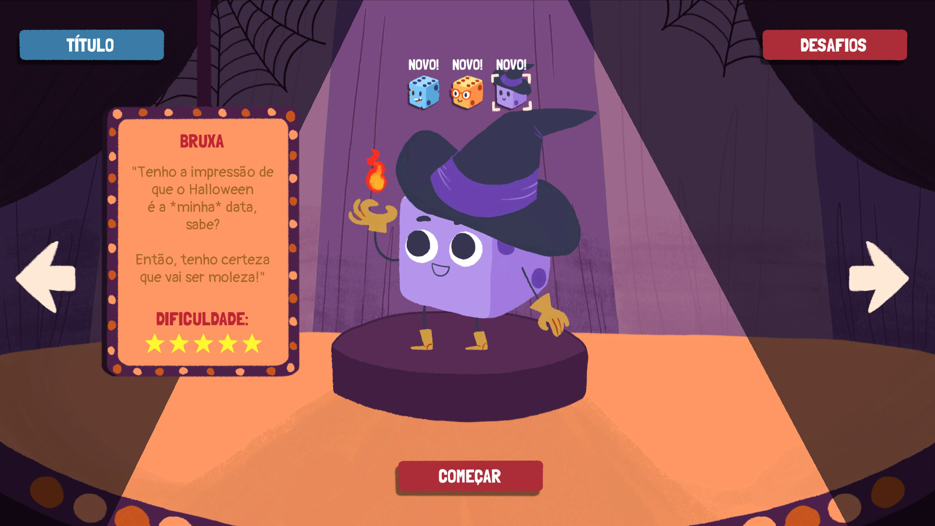 Screenshot de Dicey Dungeons