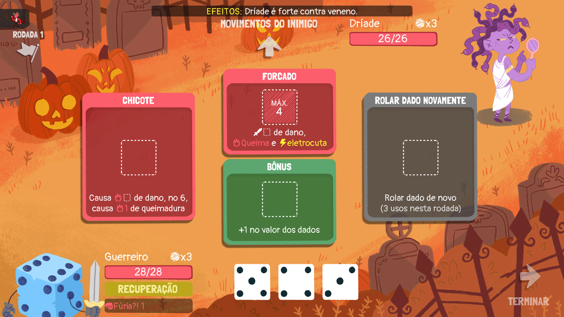 Screenshot de Dicey Dungeons