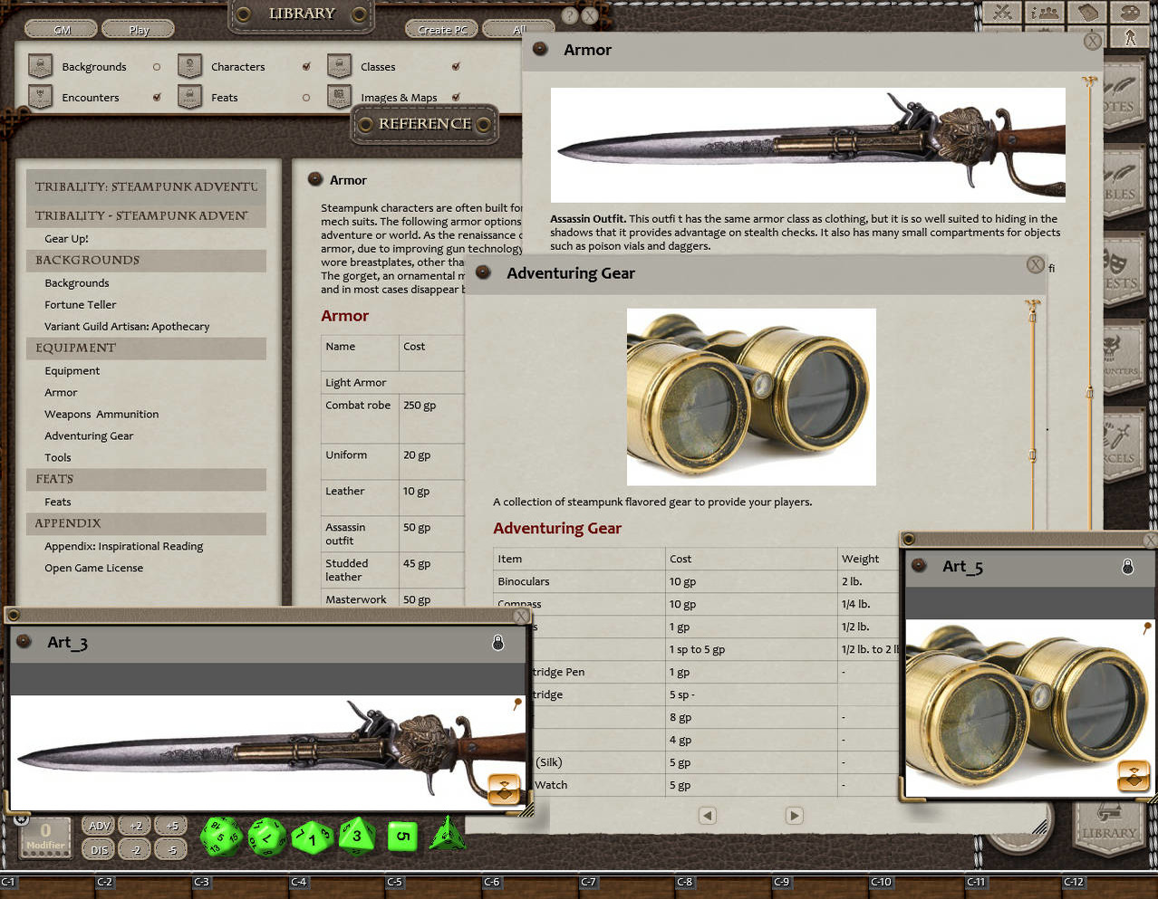 Fantasy Grounds - Steampunk Adventurers (5E) screenshot 3