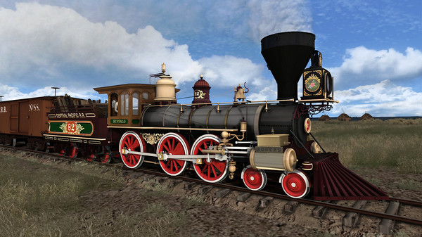 KHAiHOM.com - Train Simulator: CPRR 4-6-0 Buffalo Steam Loco Add-On