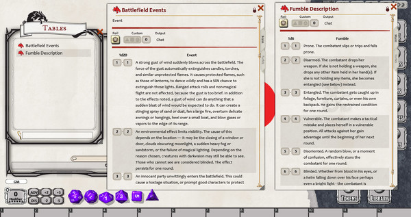 Fantasy Grounds - Battlefield Events (5E)