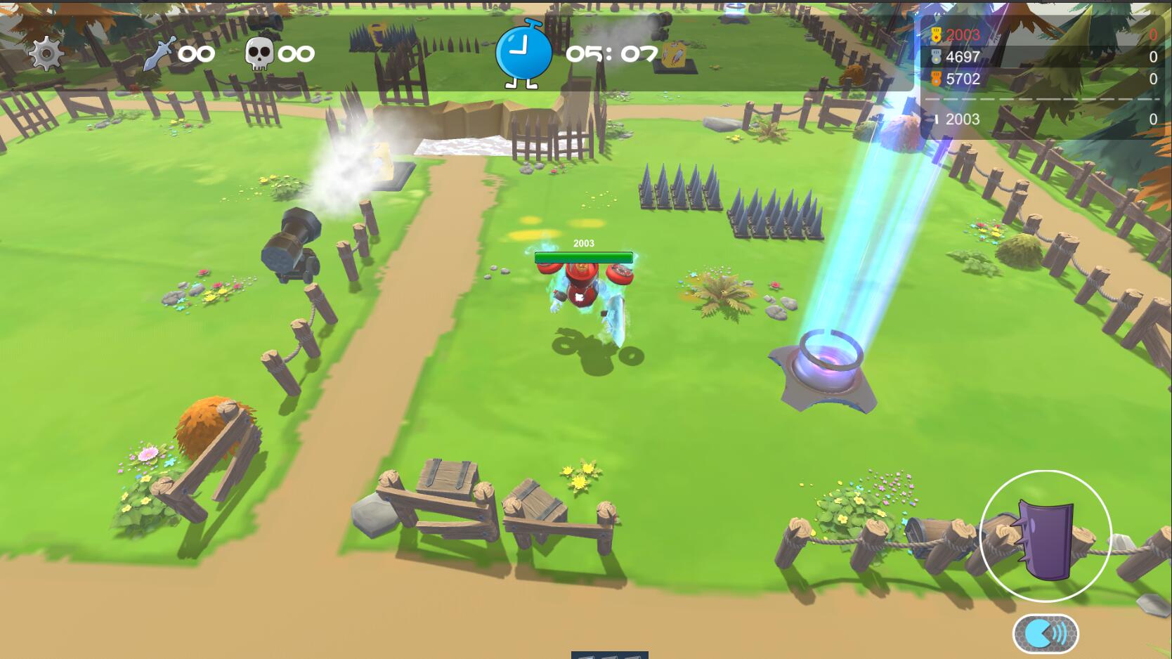 Ouch!War!-Blue blinky Character pack screenshot 4