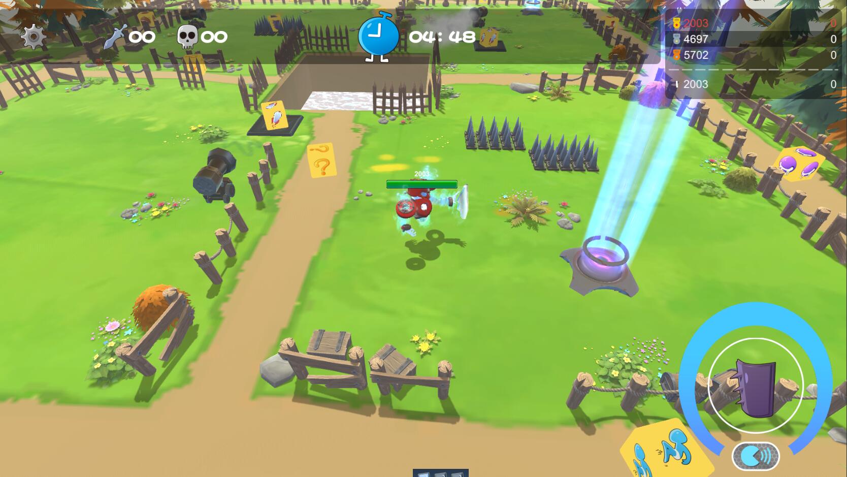 Ouch!War!-Blue blinky Character pack screenshot 3
