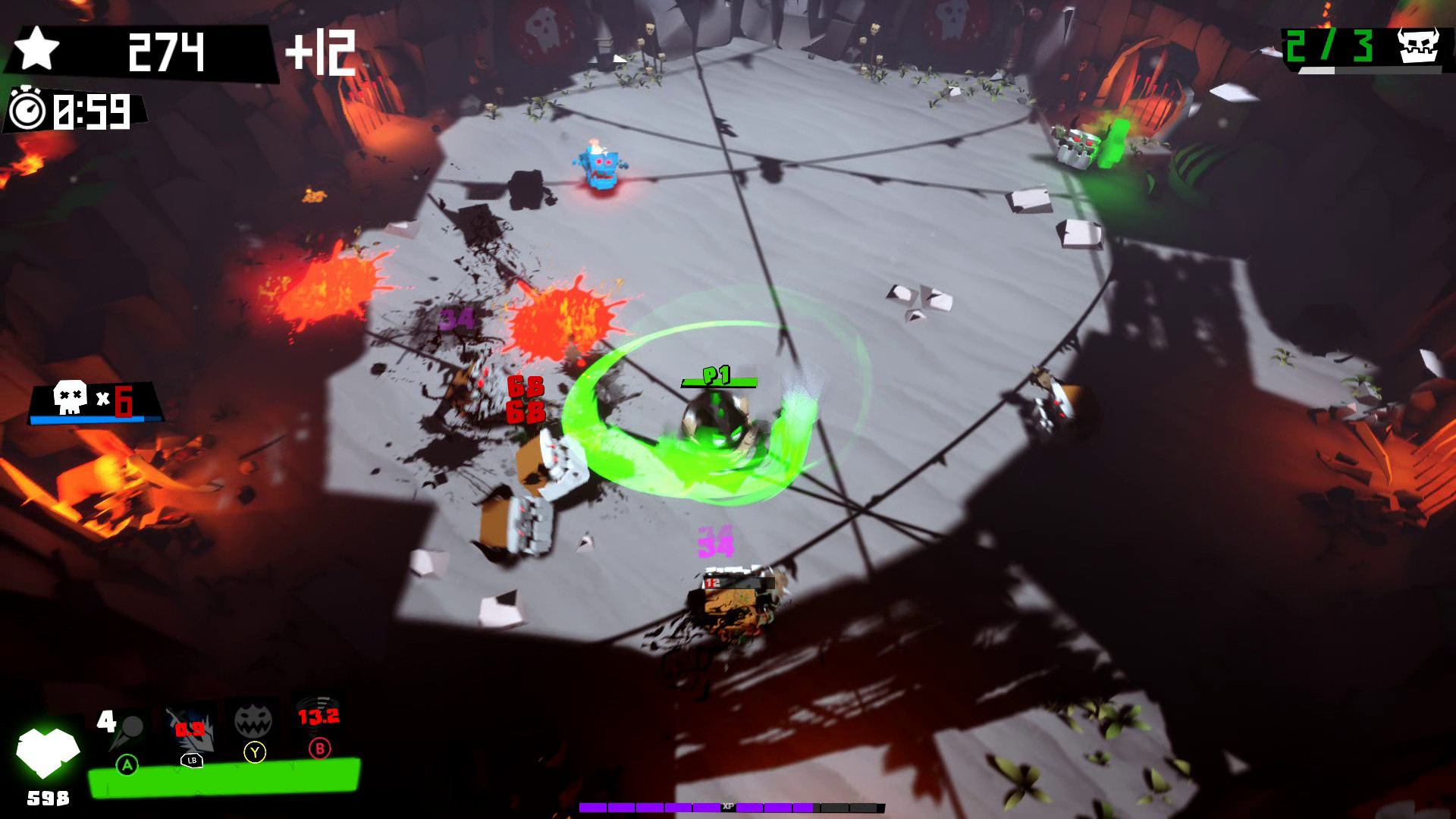 #4. Cubers: Arena (Steam) 由: Teyon