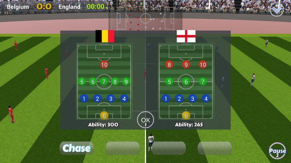 Screenshot of Balance of Soccer gameplay showing in-action mechanics
