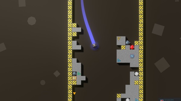 Screenshot z Comet Crasher - Awesome Badge ("Buy Me Coffee")