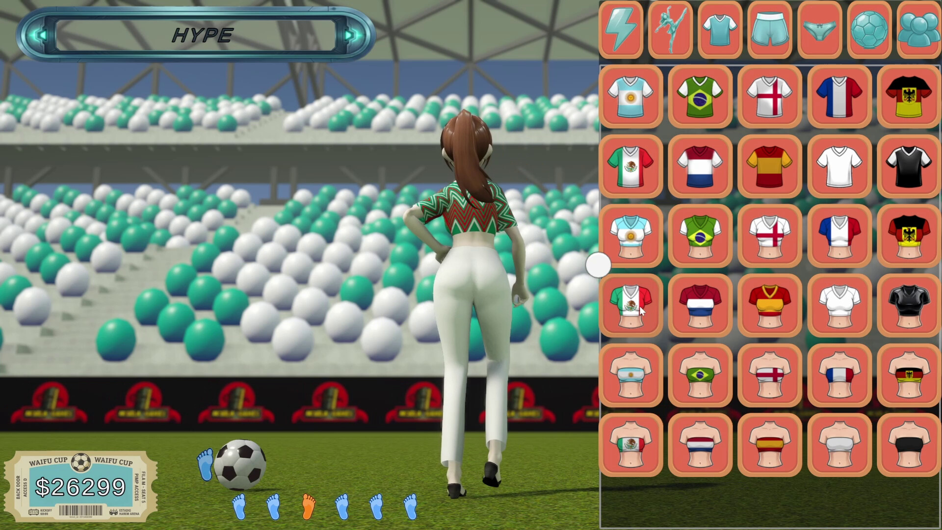 World Cup Waifu Clicker: Soccer Evolution screenshot 6