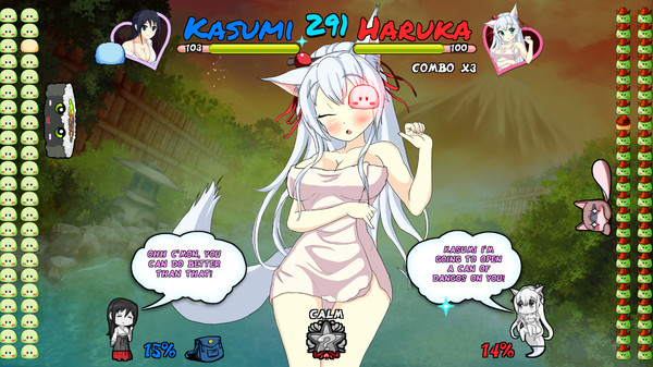 Screenshot z Waifu Fight Dango Style