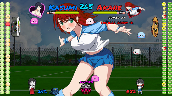 Screenshot z Waifu Fight Dango Style