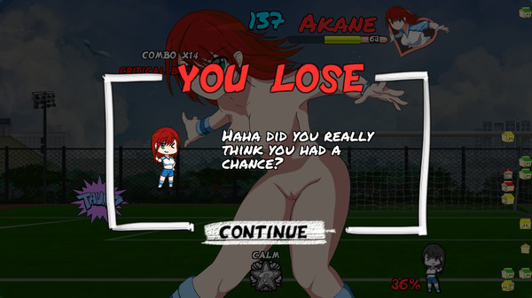 Screenshot z Waifu Fight Dango Style