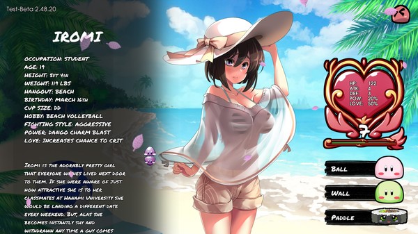 Screenshot z Waifu Fight Dango Style