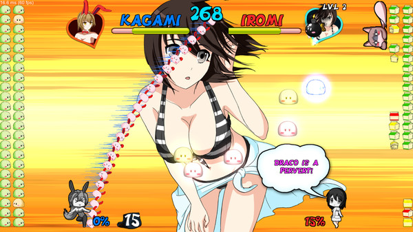 Screenshot z Waifu Fight Dango Style