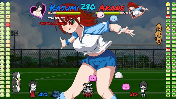 Screenshot z Waifu Fight Dango Style