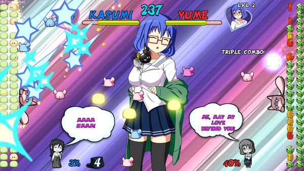 Screenshot z Waifu Fight Dango Style
