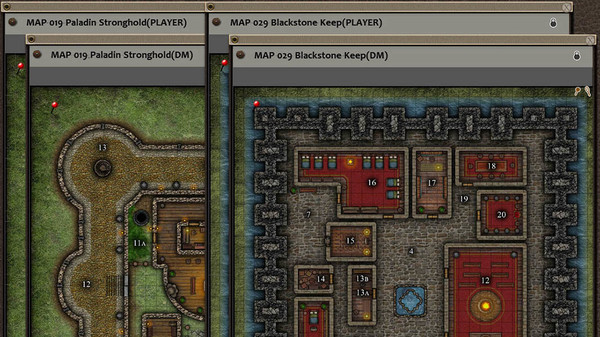 Fantasy Grounds - Paths to Adventure: Castles and Strongholds (Map Packs)