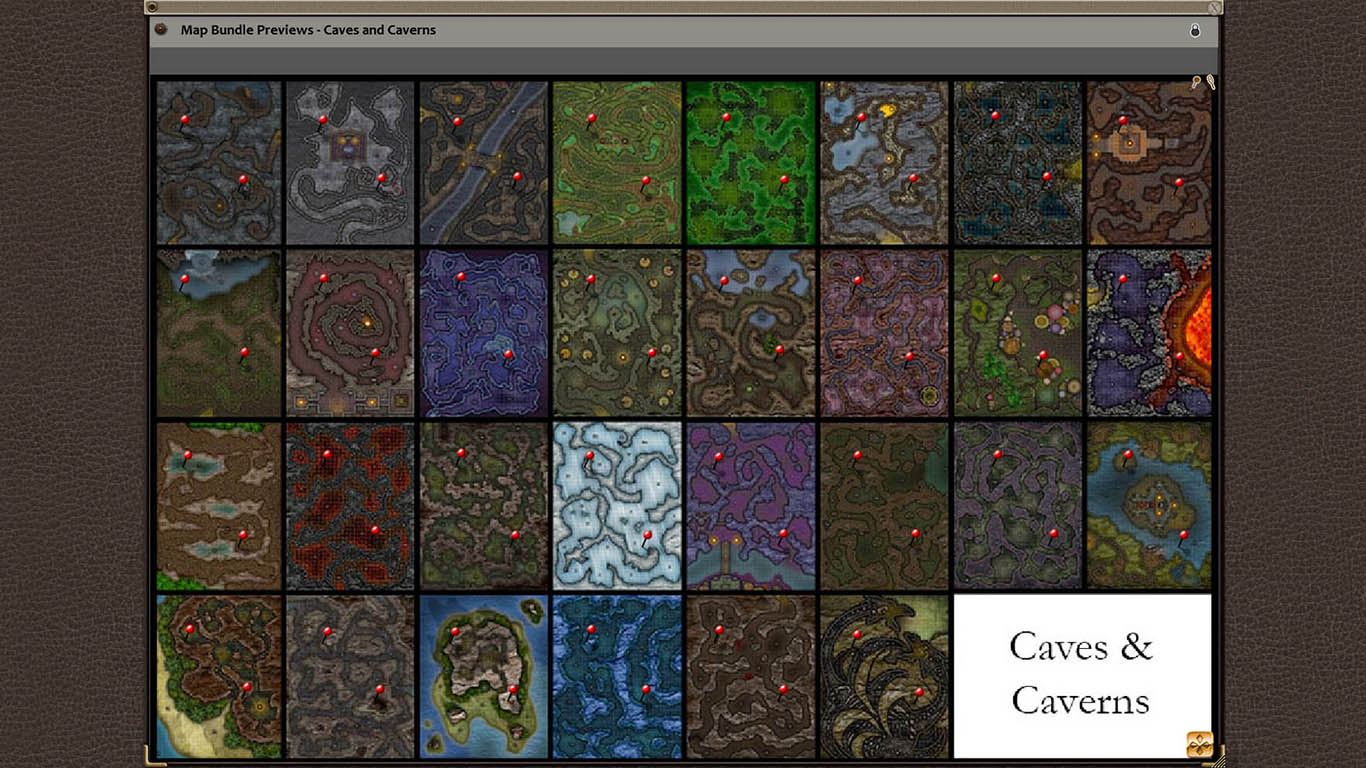 Fantasy Grounds - Paths to Adventure: Caves and Caverns (Map Pack) Featured Screenshot #1