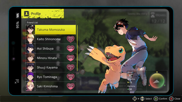 Screenshot z Digimon Survive