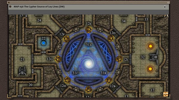 Fantasy Grounds - Paths to Adventure: Planar Excursions Map (Map Pack)