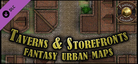 Fantasy Grounds - Paths to Adventure: Taverns and Storefronts (Map Pack) banner image