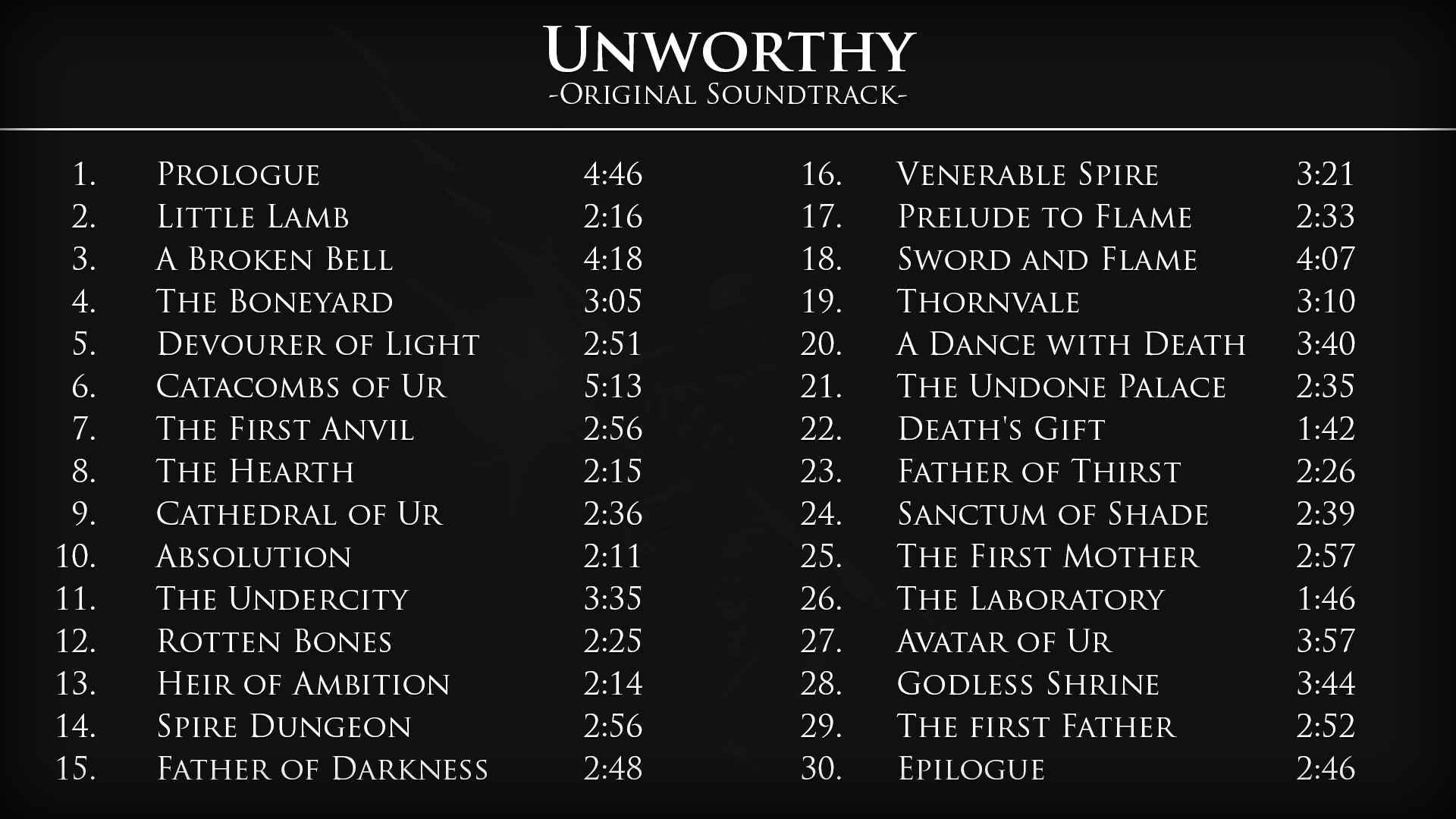 Unworthy - Soundtrack Featured Screenshot #1