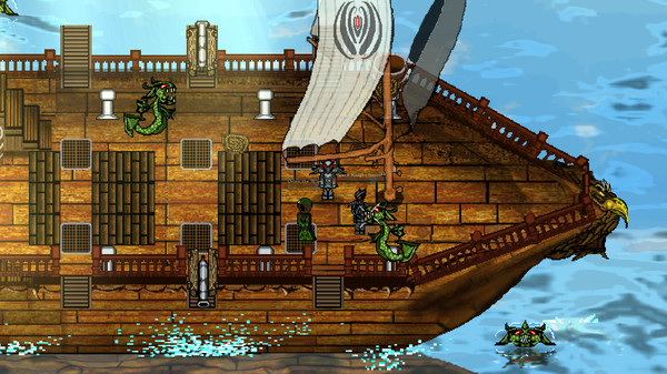 Screenshot of Crescent Hollow gameplay showing in-action mechanics