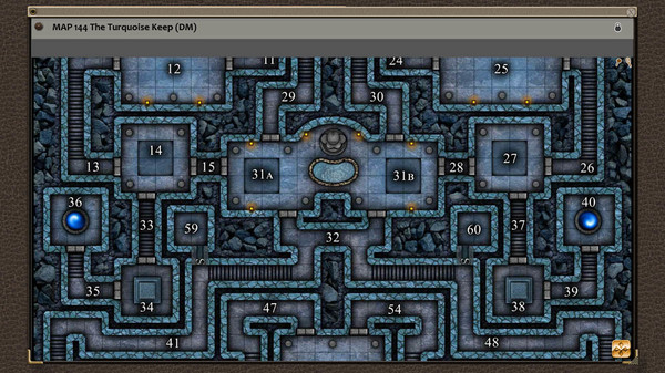 Fantasy Grounds - Paths to Adventure: The Adamant Keeps (Map Pack)