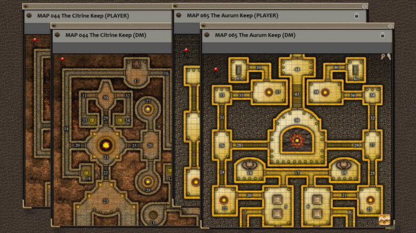 Fantasy Grounds - Paths to Adventure: The Adamant Keeps (Map Pack)