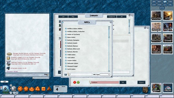 Fantasy Grounds - Hellfrost Creature Guide (Savage Worlds)
