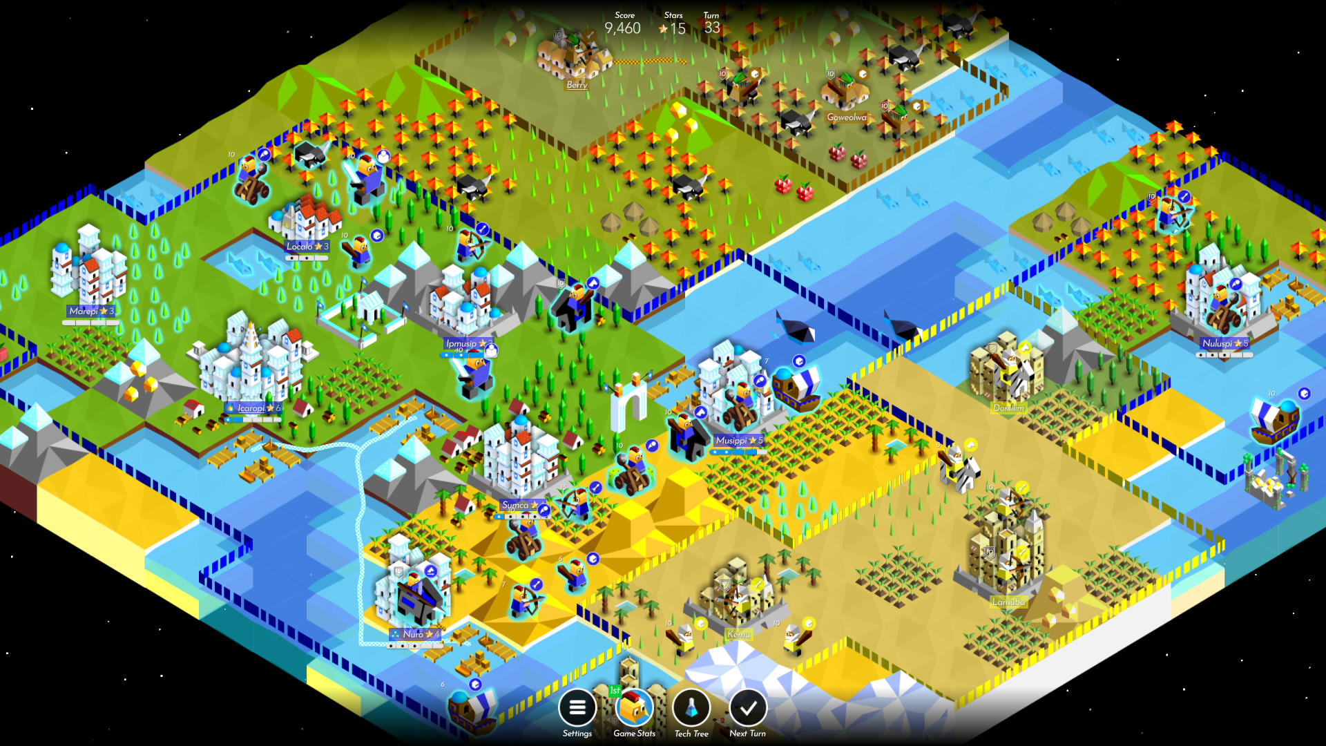 The Battle of Polytopia в Steam