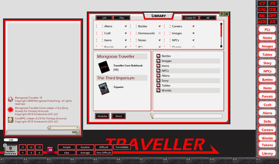 Fantasy Grounds - Tripwire (Mongoose Traveller 1E)