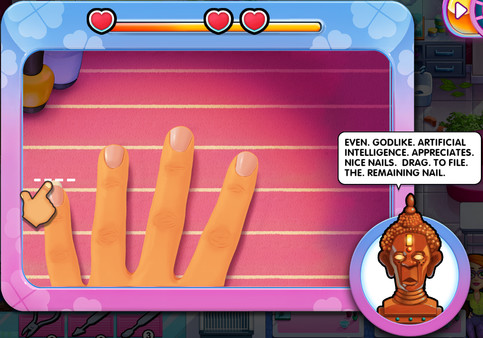 Screenshot z Sally's Salon: Kiss & Make-Up