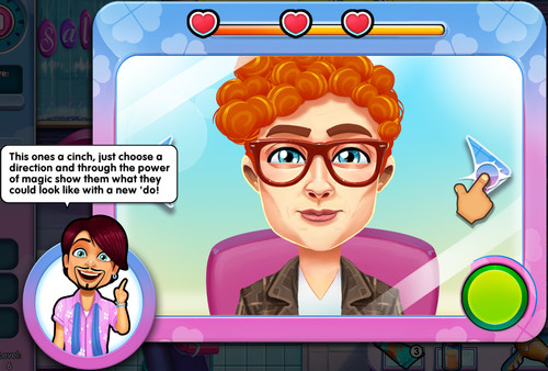 Screenshot z Sally's Salon: Kiss & Make-Up