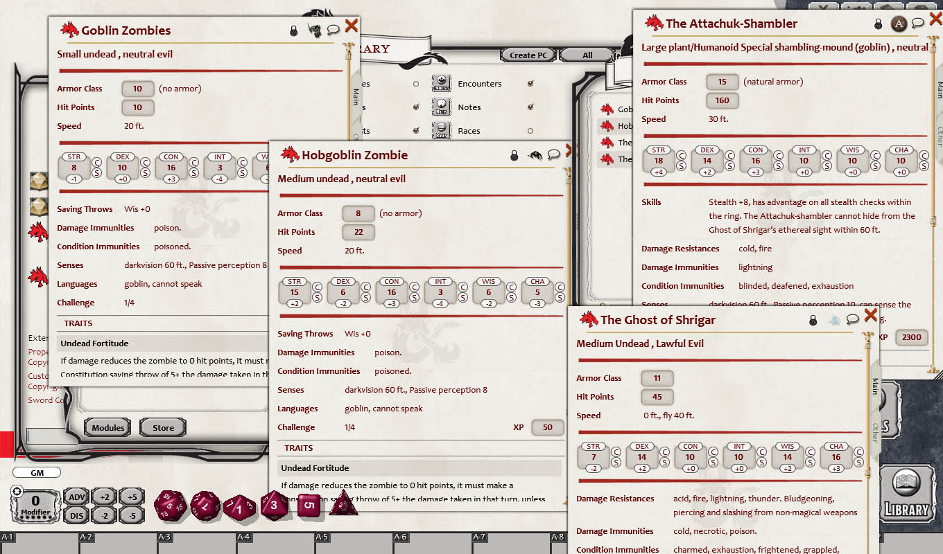 Fantasy Grounds - A Dead Reckoning (5E) screenshot 2