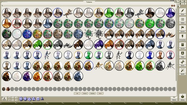 Fantasy Grounds - Creatures A-Z, Volume 4 (Token Pack)