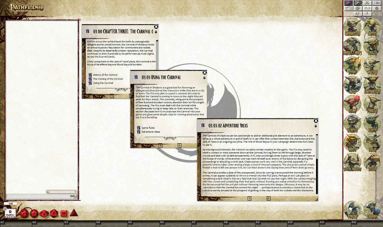 Fantasy Grounds - Scarred Lands: Blood Bayou (PFRPG) screenshot 3