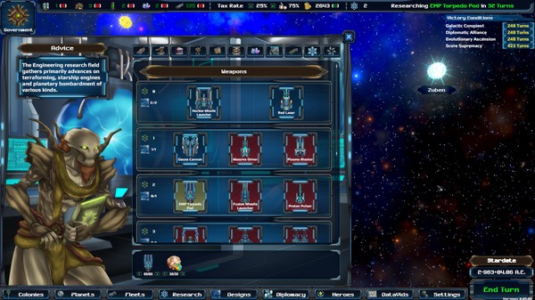 Screenshot z Astra Exodus