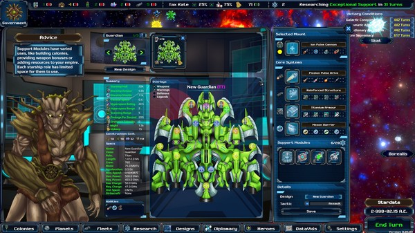 Screenshot z Astra Exodus