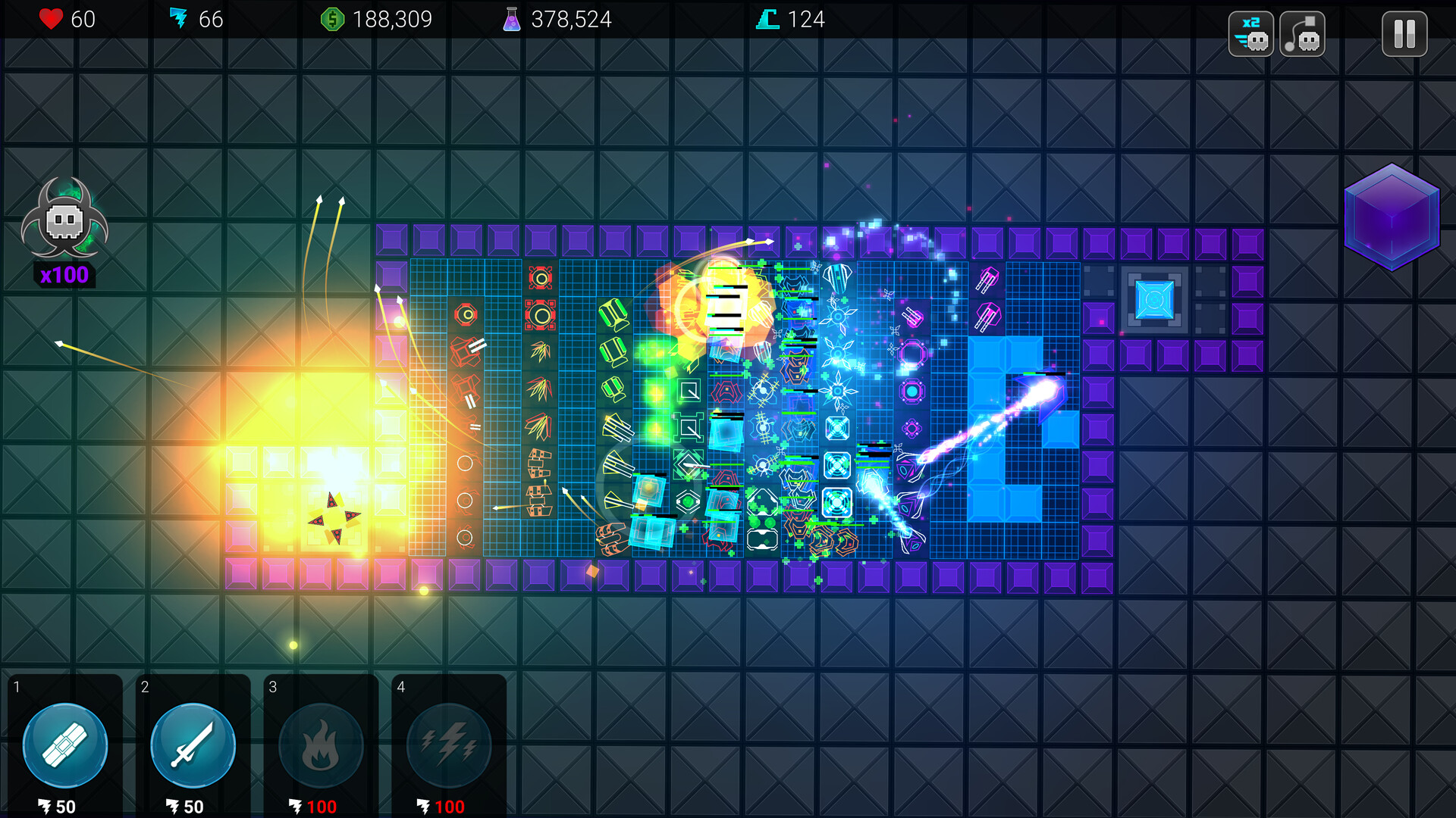 Geometry Defense: Infinite Featured Screenshot #1