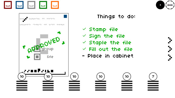 Screenshot z Take Care of the Paperwork