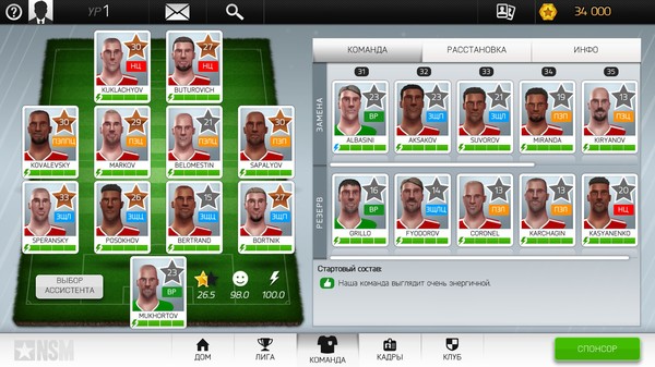 Screenshot z New Star Manager